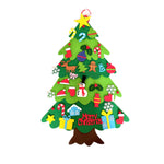 Árbol Navideño Interactivo de Fieltro (32 piezas)